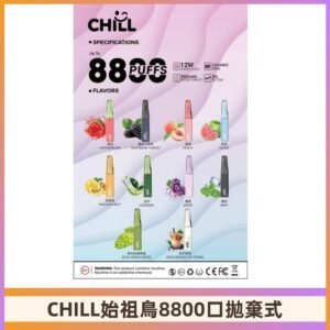CHILL始祖鳥電子煙鴨嘴獸拋棄式8800口 一次性8ml大容量煙油