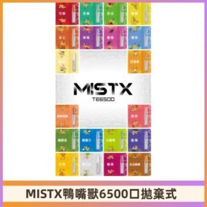 MIST X 鴨嘴獸6500口拋棄式電子煙#台灣現貨#